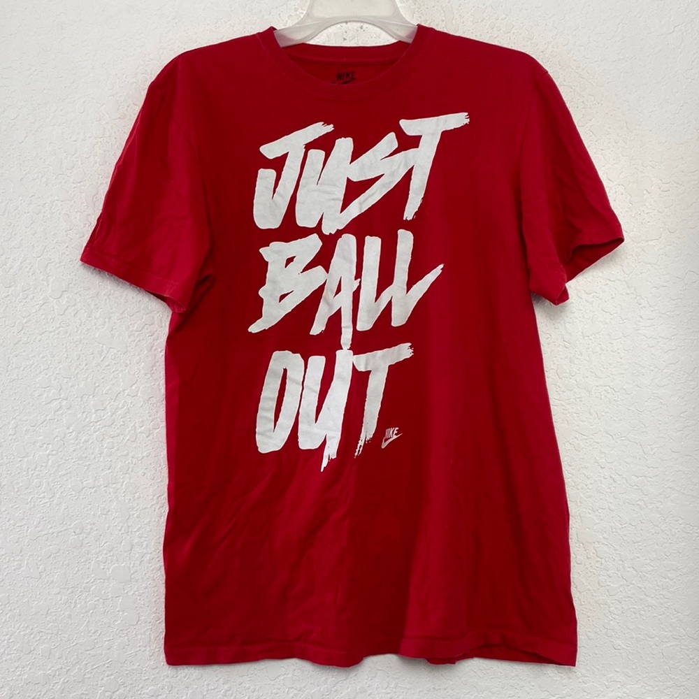 ✅Men Nike JUST BALL OUT Tee Shirt Size XL
